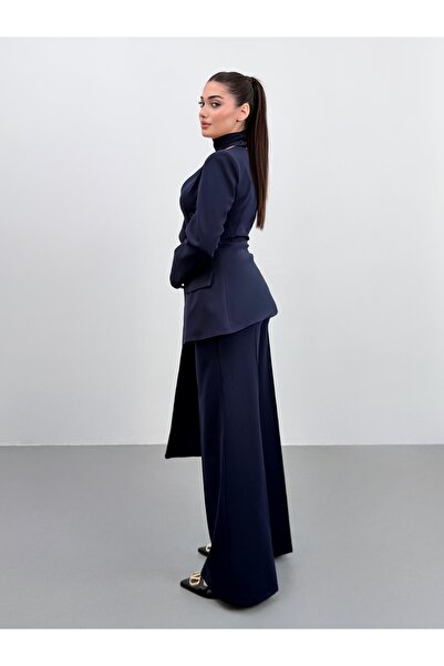 ossons Double-Breasted Jacket and Pants Set