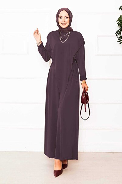 EBRUTESETTÜR طقم ساندي مكون من قطعتين بتفاصيل غير متماثلة في الأمام، لون وردي...