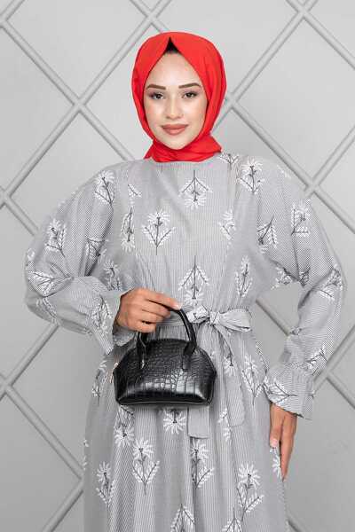 Zeyn Alexa Bat Sleeve Hijab Dress Black
