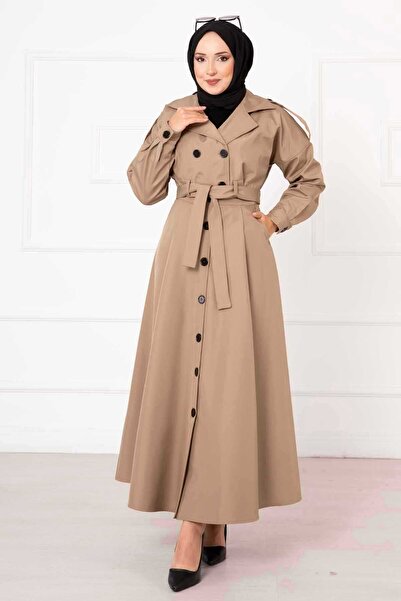 EBRUTESETTÜR طقم كروب مع تنورة من فرو المنك