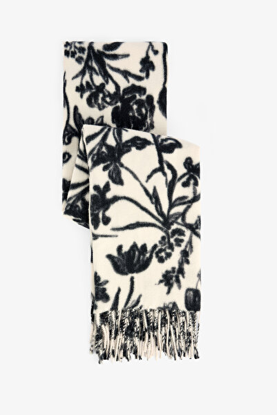 Penti Colorful Flower Striped Soft Textured Scarf