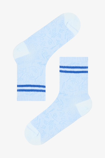 Penti 2 Pairs Organic Cotton Floral Patterned Socks - Inspired by Flora