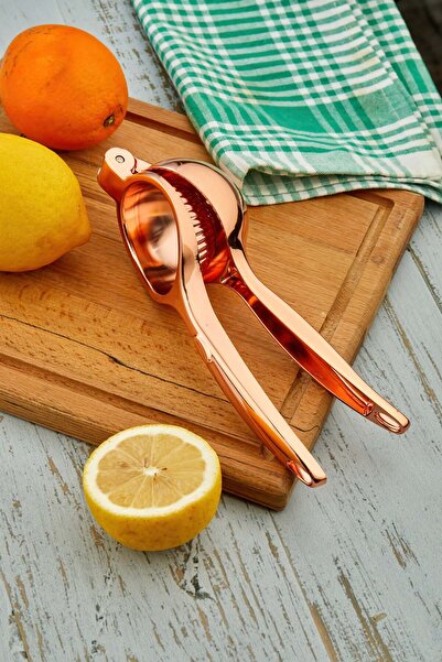 Milenay Premium Rose Gold Lemon Squeezer - Luxury Citrus Juicer, Copper Finish