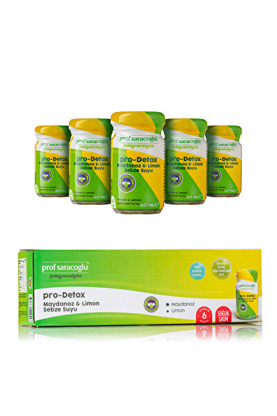 prof saracoglu Pro Detox Maydanoz & Limon Shot (5 X 60 ML)