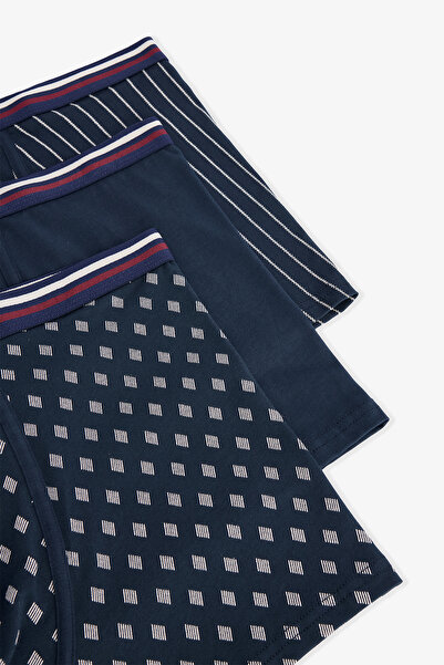 Penti Ανδρικά μπόξερ 3 τεμαχίων Navy Organic