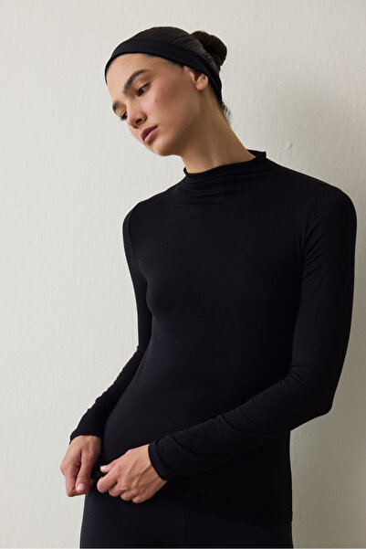 Penti Black Half Turtleneck Slim Fit Long Sleeve Knitwear