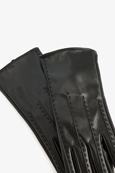 Penti Schwarze Jolie-Kunstlederhandschuhe