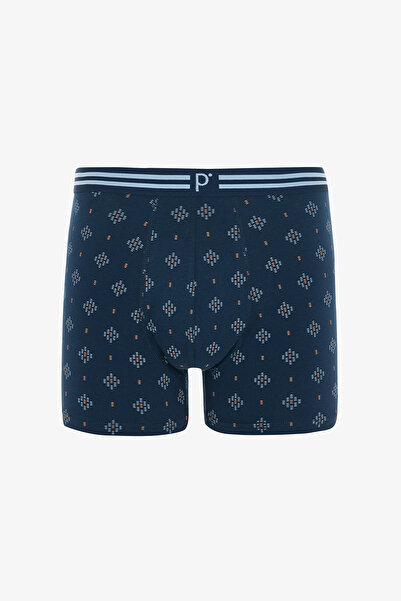 Penti Μπλε ανδρικό μπόξερ 3 τεμαχίων με γεωμετρικό σχέδιο