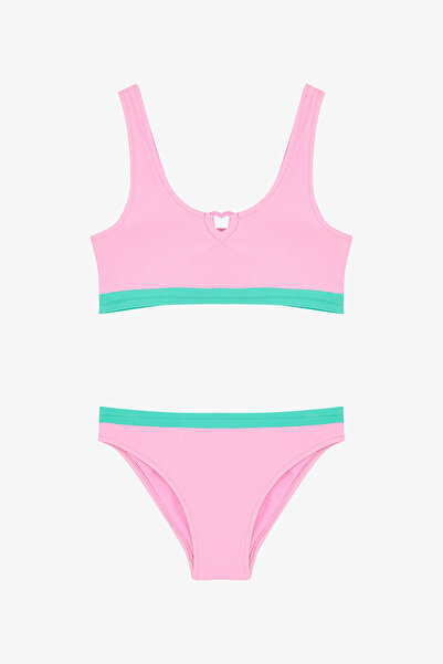 Penti Hellrosa Bikini-Set für junge Mädchen mit Neckholder und Neckholder