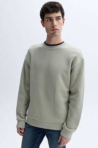 Mudo سويت شيرت برقبة دائرية كبيرة الحجم