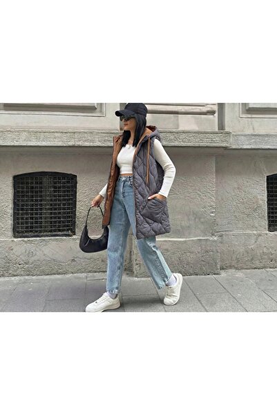 minshe Hooded Quilted Vest