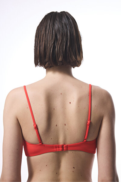 Penti Praslin Minimal Cut Red Bandeau Bikini Top