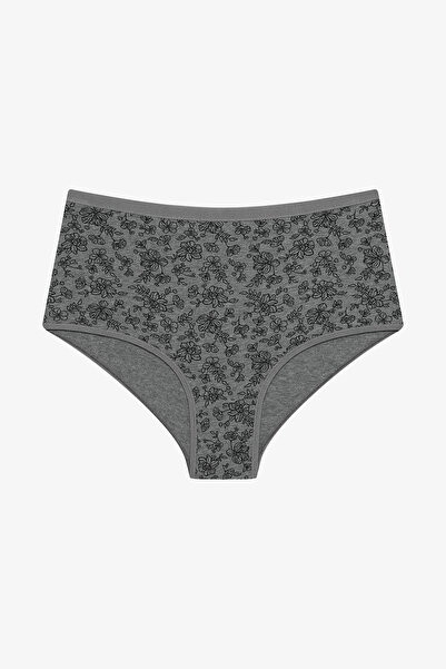 Penti Schwarzes, schickes, dreiteiliges, mehrfarbiges Highwaist-Slip-Höschen