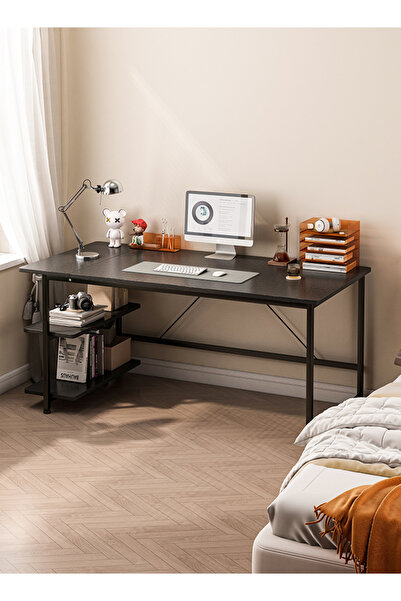 Bangiga 130cm Study Desk/Gaming Desk,Simple Computer Desk,Office Table with Storage