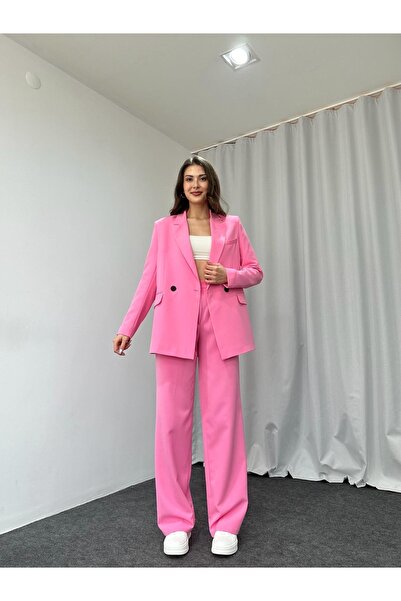 ossons Σετ Παντελόνι και Μπουφάν Palazzo - Φόρεμα Special Edition