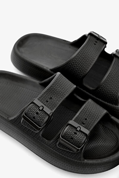 Penti Eva Μαύρες Παντόφλες