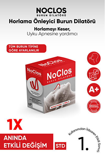 NOCLOS BURUN DİLATÖRÜ A+ 1'li Horlama Önleyici