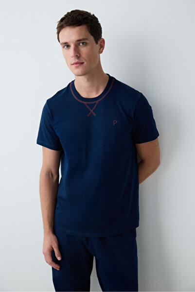 Penti Men's Navy Star Pajama Set