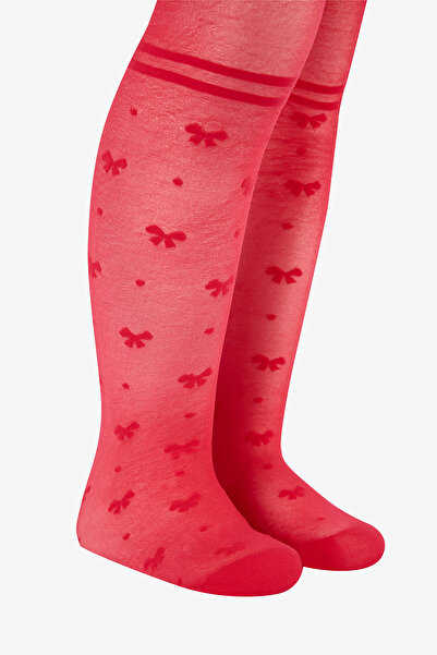 Penti Красиви чорапогащи с папионка и райета