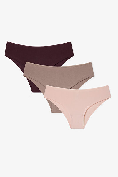 Penti Mixed Color Skin Sense 3-Piece Low Waist Hipster Panties