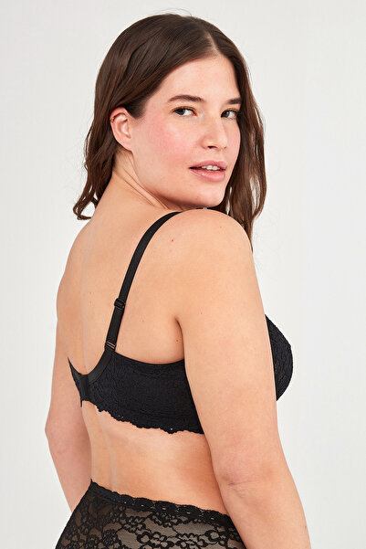 Penti Fekete Molett csipke Jasmine Recovery Underwire melltartó