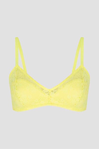 Penti Tina Lace Dantel Sarı Sütyen