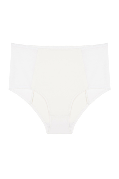 Penti Beauty Mesh Yüksek Bel Beyaz Slip Külot