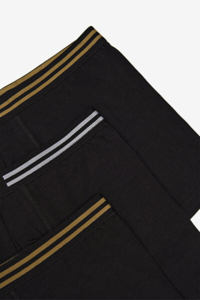 Penti Men's Cotton Gold Belt 3-Piece Multicolor Boxer