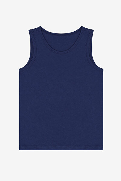 Penti Αγόρια Μπλε Μονόχρωμο Βαμβακερό Σετ 3 Πολύχρωμων Εσωρούχων