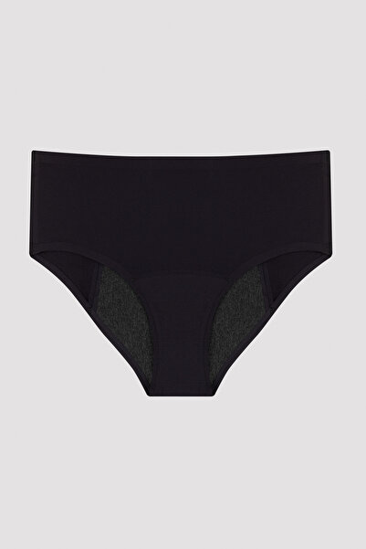 Penti Black High Waist Menstrual Night Panties