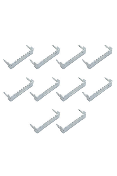 Yapıkan 10 adet - Çivili Timsah Askı - Metal Çerçeve Tablo Askısı Aparatı - Çakmalı Fotoğraf Asma Kancası