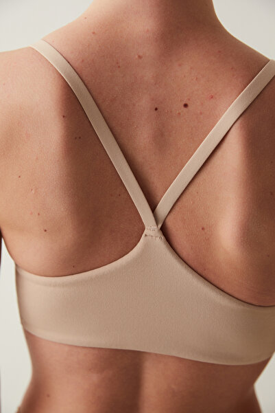 Penti #Bezprzeszyjki Beżowy Super Bralet bez fiszbin