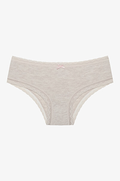 Penti Napi csipke 3 csomagos pamut bézs csípőbugyi