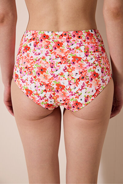 Penti Mehrfarbiger Bikini-Unterteil mit Scarlett-Rüschen und hoher Taille