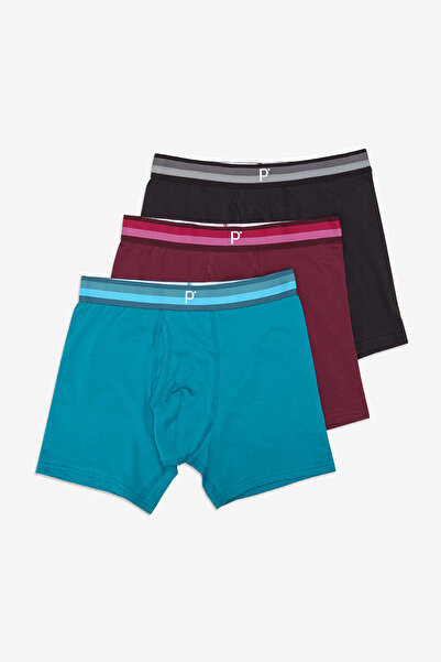 Penti Men's Cotton Mix 3-Piece Multicolored Boxer
