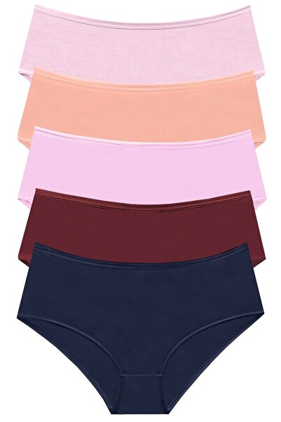 Newlilla 1007 Women's Mix 5-Piece Daily Bato Panties V14