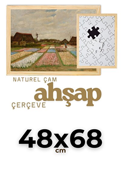 CreaWitch إطار خشبي مقاس 48 × 68 بعرض 2 سم وعمق 2.5 سم، إطار صورة ملصق صور من...