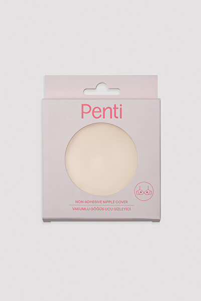 Penti Beige Decollete Vacuum Non-Adhesive Nipple Hider - 8cm