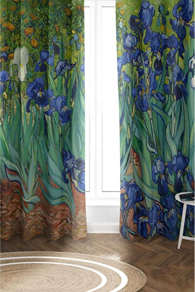 Dolce Mariee Parlak Saten Mikro Kumaş Çift Kanat Fon Perde Takımı PRD0026