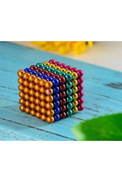 Erezaksesuar 6 Renkli 5mm 216 Adet Mıknatıs Küp Sihirli Manyetik Toplar