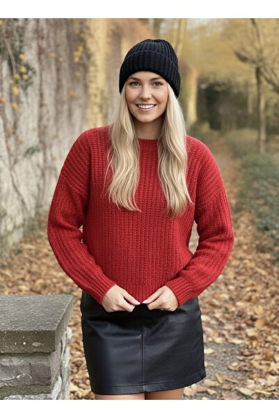 bohostyle Thick women's sweater, soft knit, very warm, loose cut, casual-elegant style, winter 2025