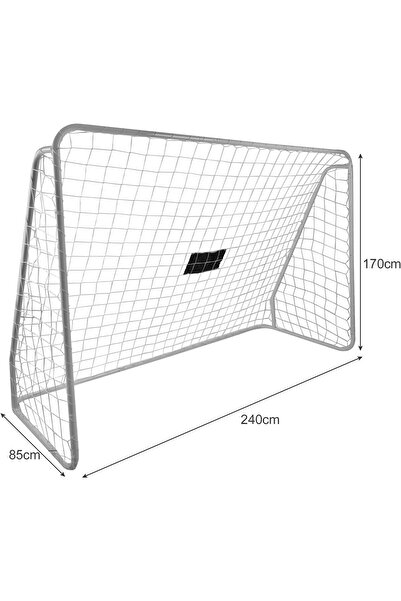 OEM KickMaster Junior XXL Soccer Goal for Kids 240x170x85 cm with Target Panel