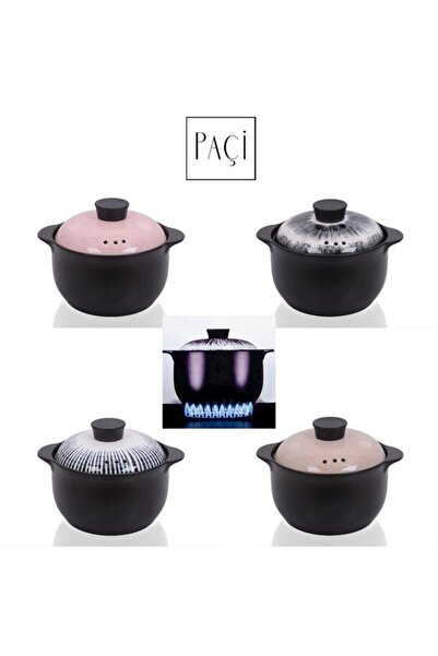 Paçi ÇİLİNGİR ZÜCCACİYE Porselen 3300 ml Ateşe Dayanıklı Güvenç Tencere