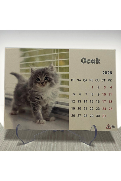 Dikkat Ajans 2026 Kedi takvimi