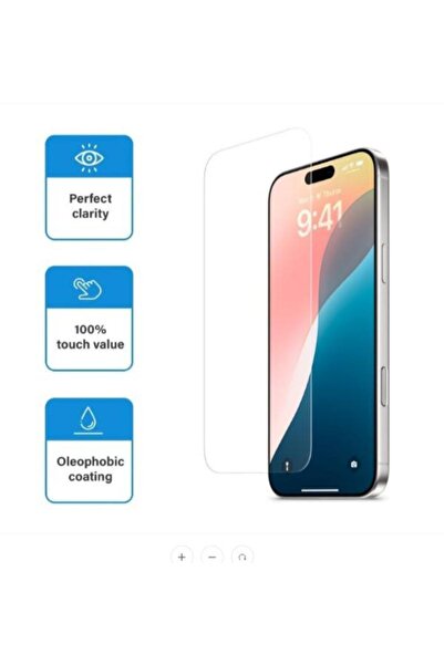 Mercaton iPhone 16 Pro Screen Protector – 0.3 mm, Clear View, Ultra Transparent + Mounting Kit
