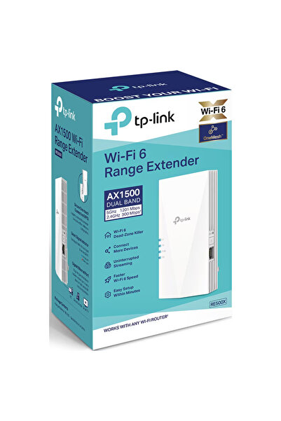TP-LINK Επέκταση εμβέλειας RE500X, AX1500, Wi-Fi 6