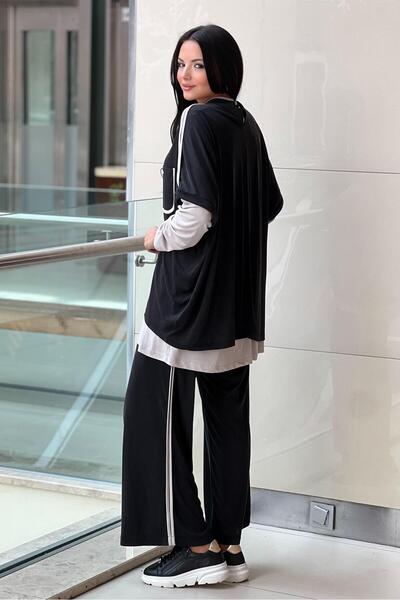 Ghisa Two Piece Tunic Pants 3 Piece Set