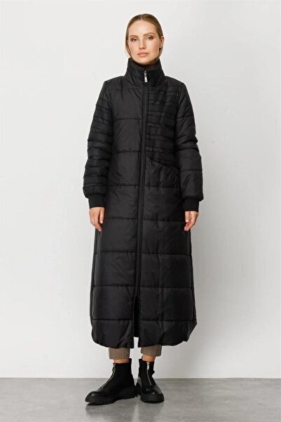 Micca 232547-23K Garni Şerit İşleme Fulla Kapitone Dolgulu Spor Mont