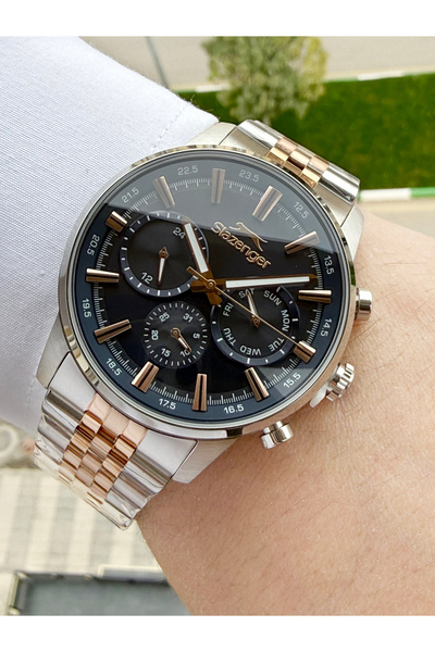 Slazenger 2 Yıl Garantili 5 Atm Su Geçirmez Fonksiyonlu Erkek Kol Saati