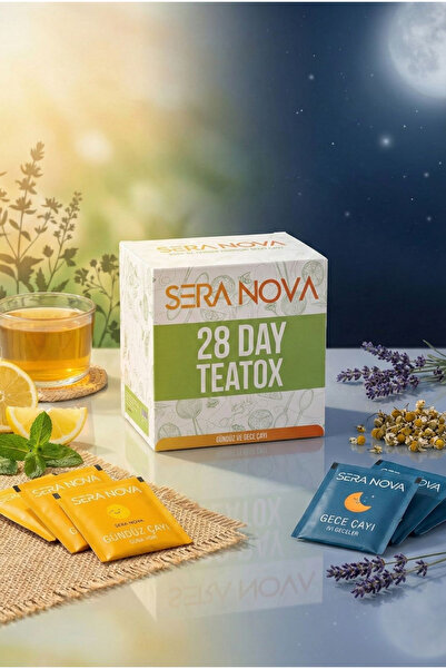 SeraNova Teatox Detox Çayı 28 Gündüz Çayı 14 Gece Çayı